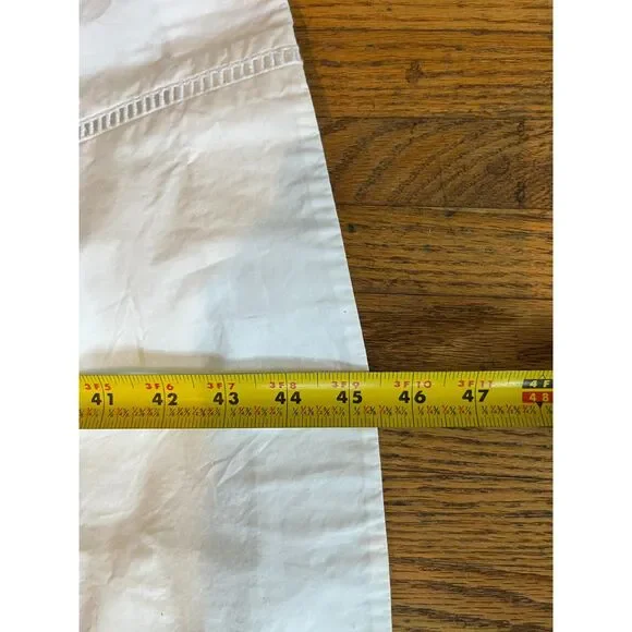 J. Crew White 100% Cotton Strappy Fit Flare Summer Midi Dress  Women's Size 4 - Picture 8 of 10